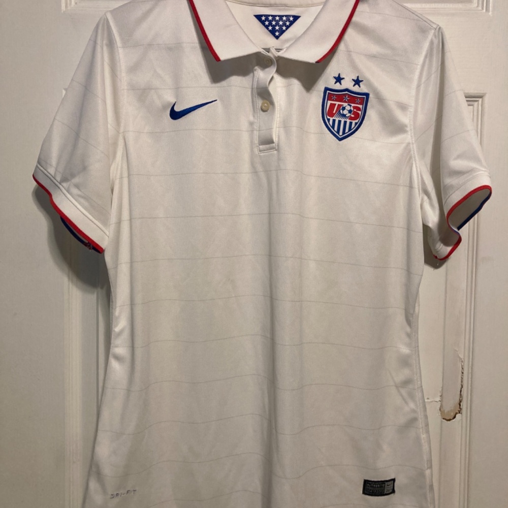 USWNT NIKE USA WOMEN 2014 HOME JERSEY WHITE XL